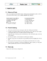 Preview for 72 page of Erin Fingerscreener 206T Operating And Maintenance Manual