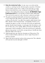 Preview for 5 page of Ernesto 375608 2104 Operation And Safety Notes