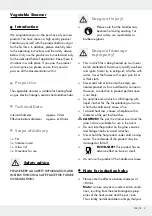 Preview for 4 page of Ernesto HG00746 Operation And Safety Notes