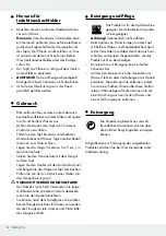 Preview for 13 page of Ernesto HG00746 Operation And Safety Notes