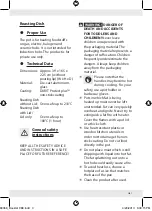 Preview for 3 page of Ernesto Z30064 Operation And Safety Notes