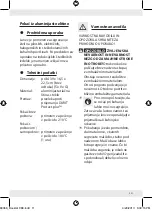 Preview for 11 page of Ernesto Z30064 Operation And Safety Notes