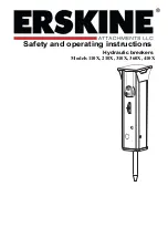 Erskine Attachments 110X Safety And Operating Instructions Manual preview