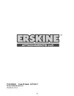 Preview for 36 page of Erskine Attachments 620RP Operator'S Manual