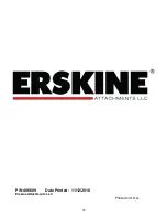 Preview for 24 page of Erskine Attachments 900549 Operator'S Manual