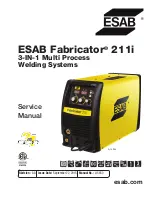 ESAB fabricator 211i Service Manual preview