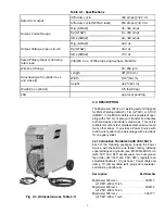 Preview for 7 page of ESAB Migmaster 300i cvcc Service And Maintenance Manual