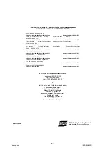 Preview for 58 page of ESAB Origo Mig 410 Instruction Manual