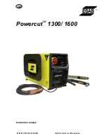 Preview for 1 page of ESAB PowerCut 1300 Instruction Manual