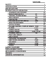 Preview for 3 page of ESAB PowerCut 1600 Service Manual