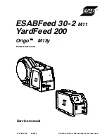 ESAB YardFeed 200 Service Manual preview