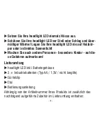 Preview for 6 page of Eschenbach Headlight LED User Manual