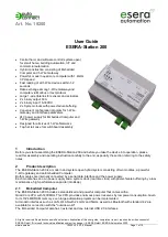 esera automation ESERA-Station 200 User Manual preview