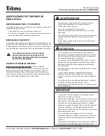 Preview for 9 page of Eskimo PISTOL BIT 35400 Operator'S Manual