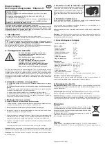 Preview for 3 page of esotec Palermo-S 101769 Instruction Manual