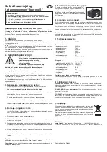 Preview for 4 page of esotec Palermo-S 101769 Instruction Manual