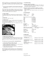 Preview for 2 page of esotec Stone 40 Using Instructions