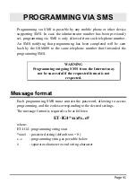 Preview for 41 page of Esse-ti GSM400 User Manual