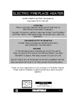 Preview for 2 page of Essential Home SP18-1705-LED Owner'S Manual