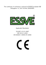 Preview for 75 page of ESSVE 713940 Manual