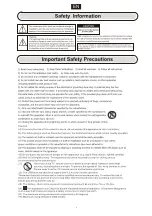 Preview for 3 page of Estar LEDTV40A2T2 Instruction Manual