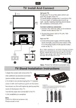 Preview for 5 page of Estar LEDTV40A2T2 Instruction Manual