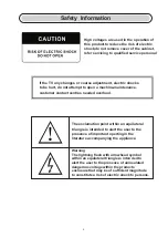 Preview for 3 page of Estar LEDTV40D5T2 User Manual