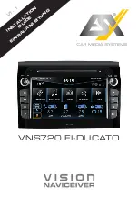 Preview for 1 page of ESX Vision Naviceiver VNS720 FI-DUCATO Installation Manual