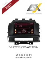 ESX VN709 OP-ASTRA Owner'S Manual preview