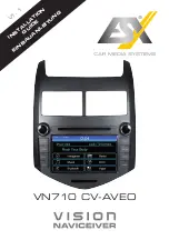 ESX VN710 CV-AVEO Installation Manual preview