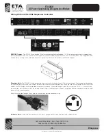 Preview for 10 page of ETA Systems ETA-20SH Manual