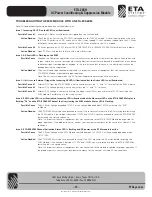 Preview for 13 page of ETA Systems ETA-20SH Manual