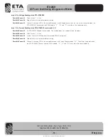 Preview for 14 page of ETA Systems ETA-20SH Manual