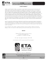 Preview for 16 page of ETA Systems ETA-20SH Manual