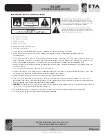 Preview for 3 page of ETA Systems ETA-S20RT Manual