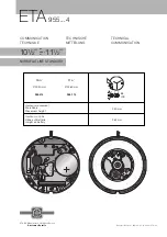 Preview for 1 page of eta 955.114 Technical Communication