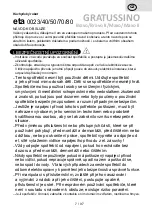 Preview for 7 page of eta GRATUSSINO Bravo Instructions For Use Manual