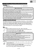 Preview for 47 page of eta GRATUSSINO Bravo Instructions For Use Manual