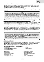 Preview for 49 page of eta GRATUSSINO Bravo Instructions For Use Manual