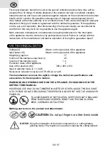 Preview for 58 page of eta GRATUSSINO Bravo Instructions For Use Manual