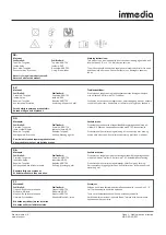 Preview for 2 page of Etac IM99700 Short Instruction