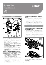 Preview for 17 page of Etac Raiser Pro Manual