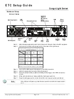 Preview for 2 page of ETC Cobalt Congo Light Server Setup Manual