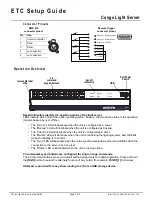 Preview for 3 page of ETC Cobalt Congo Light Server Setup Manual