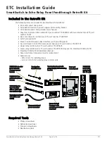 Preview for 2 page of ETC ERP24-FT Installation Manual