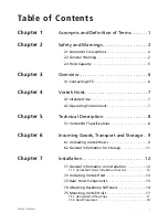 Preview for 3 page of ETC EVF-0509 User'S Operation Manual