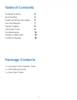 Preview for 3 page of ETEKCITY ENS-L221S-SUS User Manual