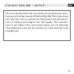 Preview for 23 page of Etherma eTOUCH-PRO-WB Installation And Usage Instructions