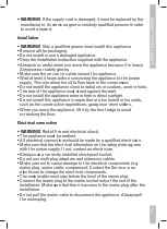 Preview for 19 page of ETNA EVV0852WIT Instructions For Use Manual