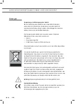 Preview for 74 page of ETNA VW547ZT Instructions For Use Manual